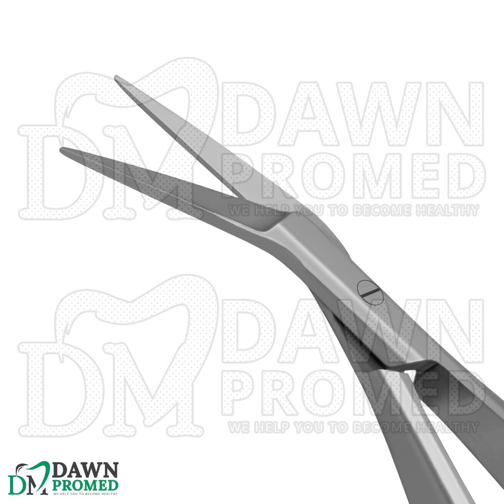 Micro Iris Scissors 4.5" Angled Sharp Blades Ophthalmic & Lab Instruments