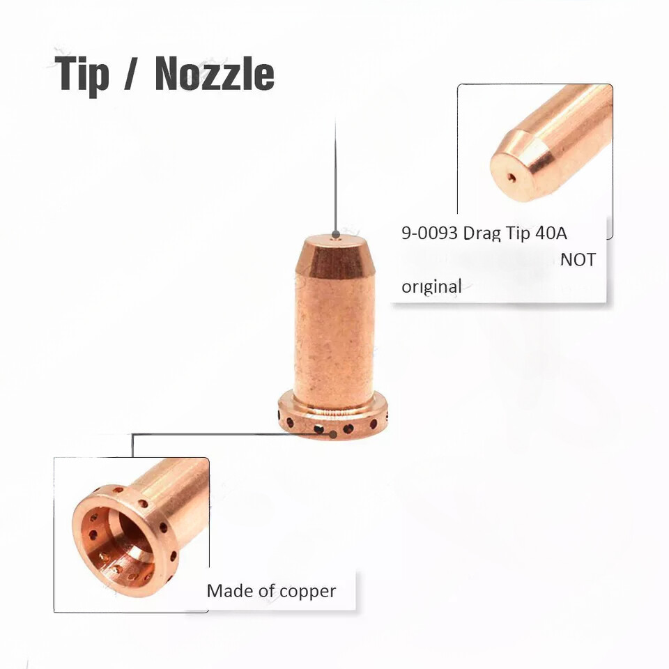 5pcs Plasma Nozzle Tips 9-0093 40A for Thermal Dynamics SL40