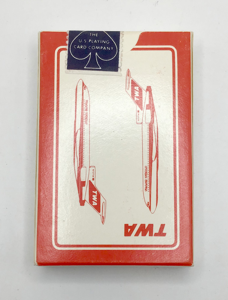 Vintage TWA Playing Cards Deck - Sealed Box