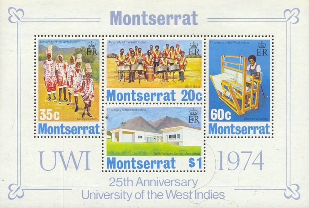 Montserrat Scott #'s 302 - 305a MH