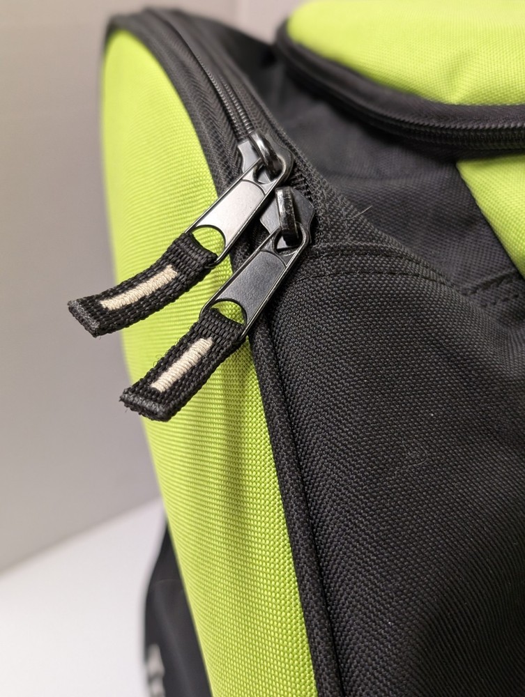 Transpack Ski Boot Bag Snowboard Backpack Black Lime Green Vented Divided