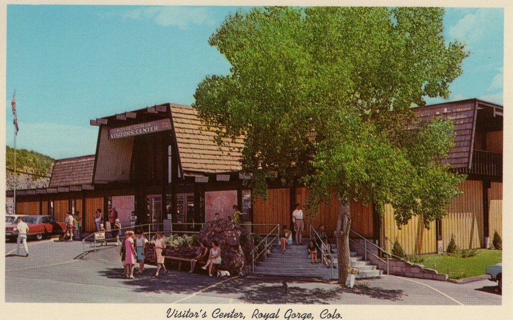 VISITOR'S  CENTER, ROYAL GORGE, CO - PC3435
