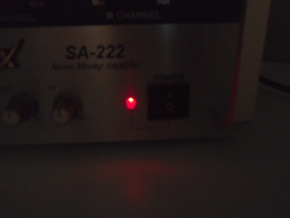 Paramax SA-222 Stereo Mixing Amplifier Rack Mount Enclosure