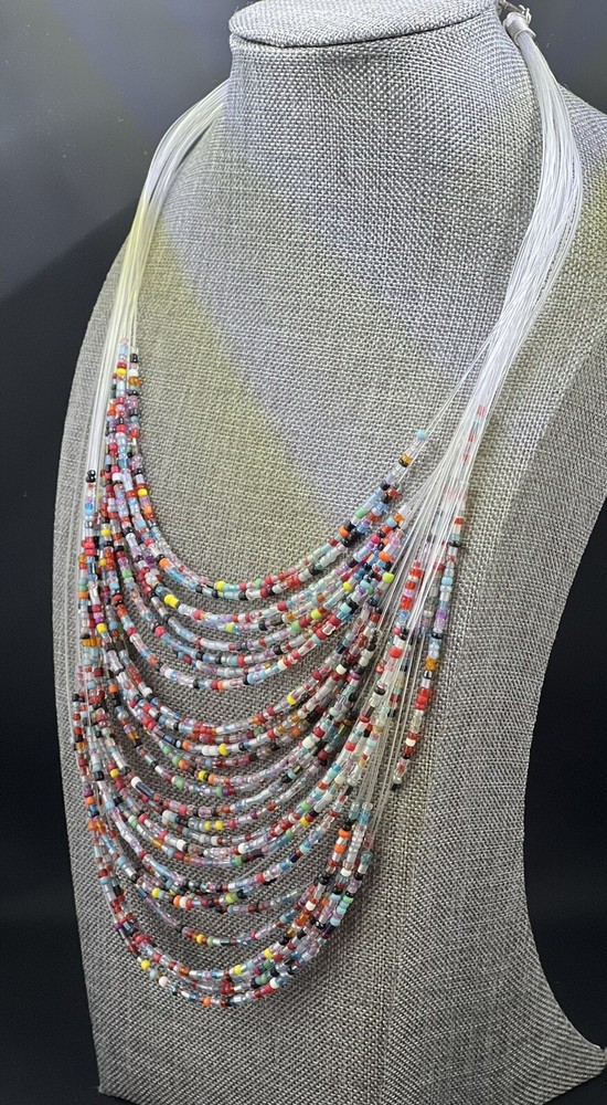 Lucida Design Multilayer Beaded Handcrafted Unique Necklace