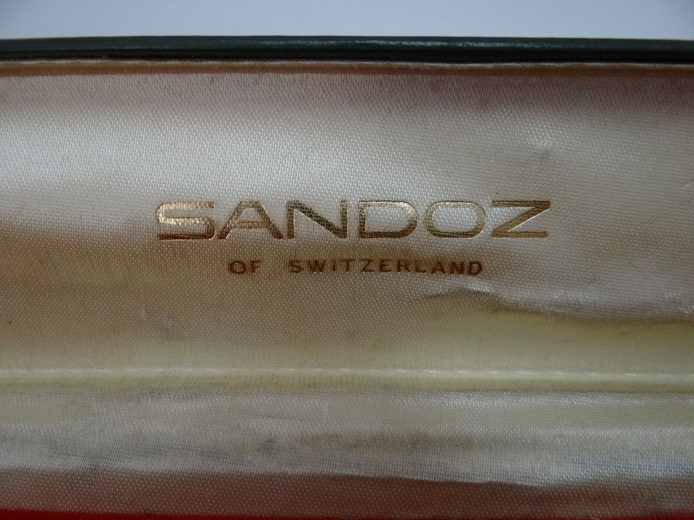 Sandoz Watch Box Vintage 1970's