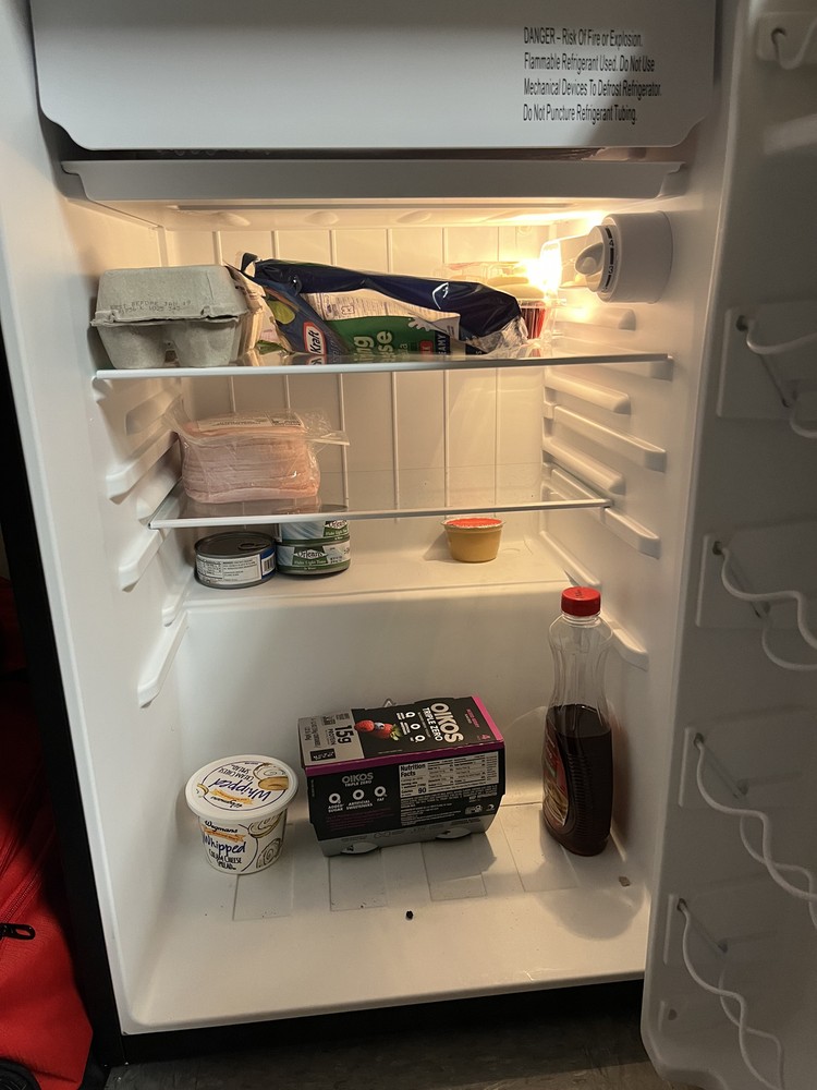 Compact Refrigerator Medium Size Fridge Used Good Condition Works Well
