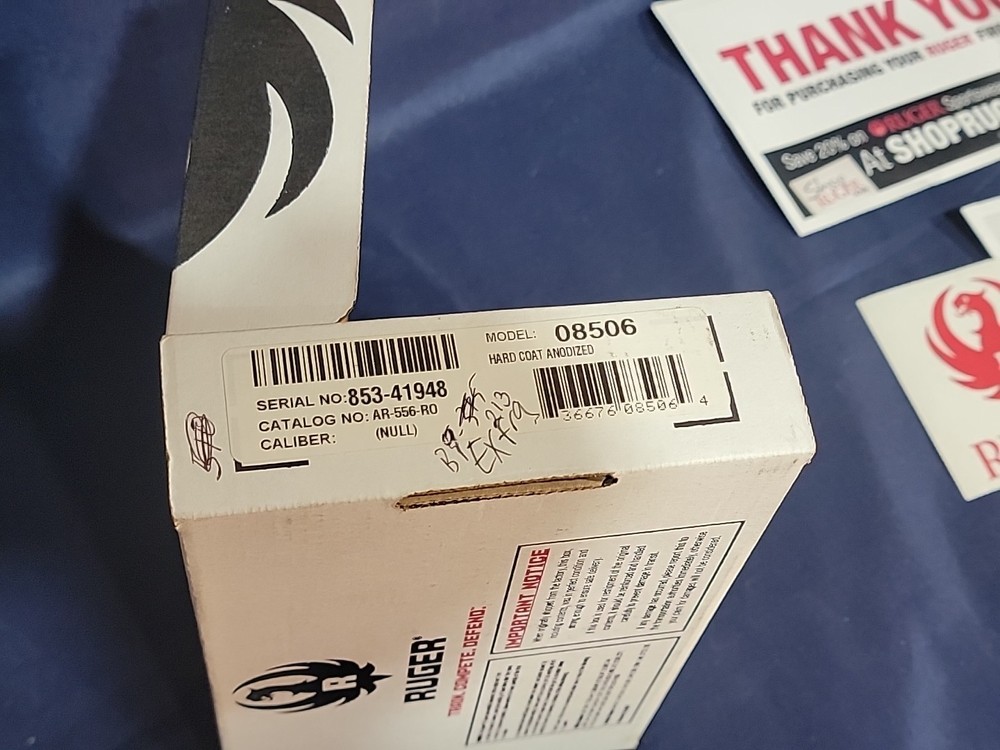 RUGER AR 556 LOWER BOX