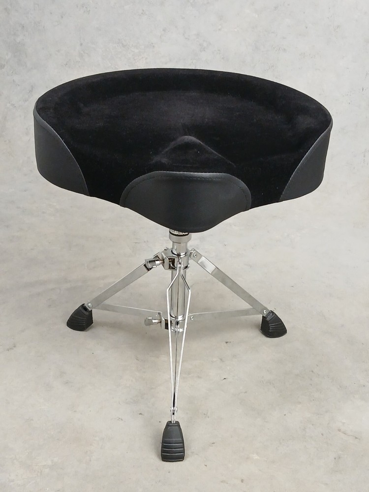 STARFAVOR TRACTOR SEAT DRUM THRONE, BLACK, NICE CONDITION