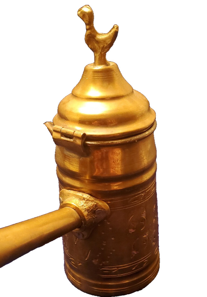 1900's Brass Middle Eastern Coffee Pot