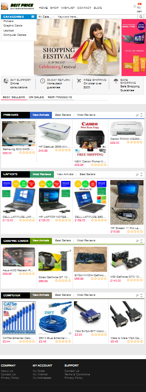 Ready made Dropshipping website -- Computer Accessories