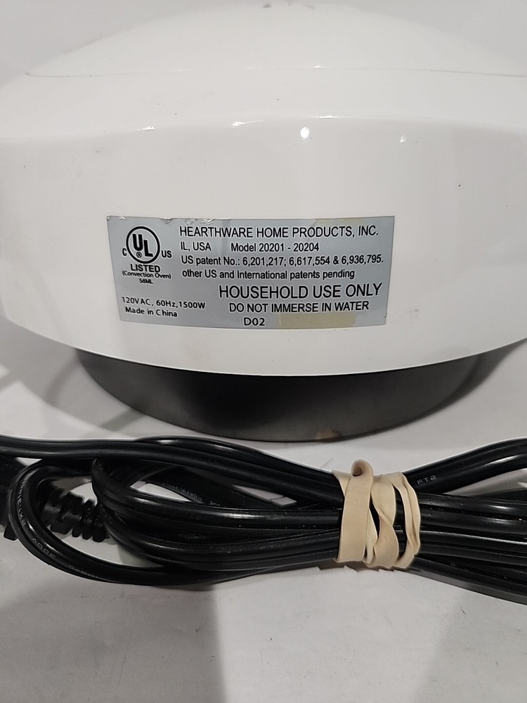 Hearthware NuWave 20201-20204 Motor Top Power Head Replacement Analog Red White