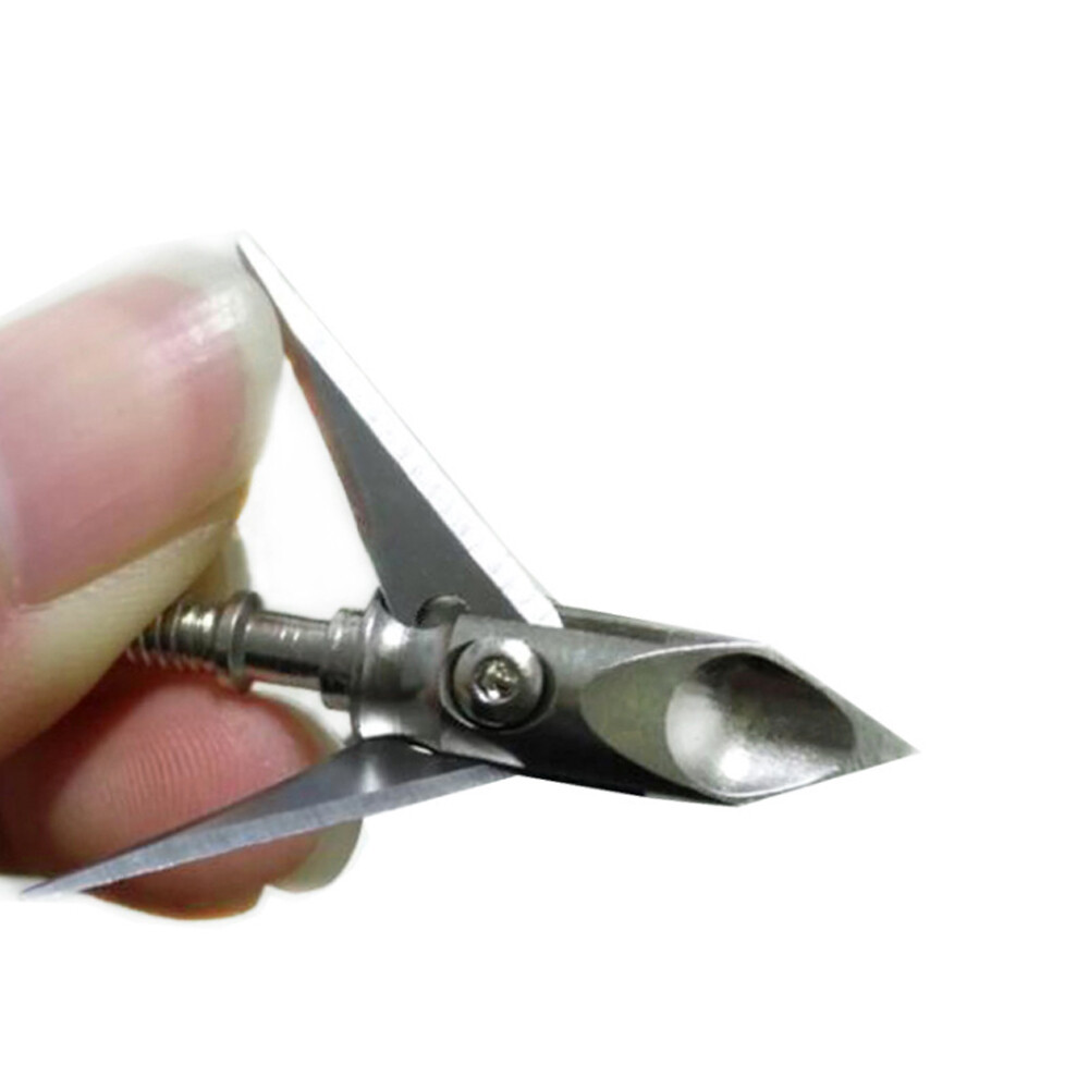 Arrow Tips Broadhead 100grain 3blade Archery Hunting Compound Bow Crossbow