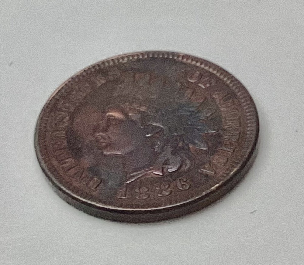1886 Indian Head Cent Type 1 - Toned