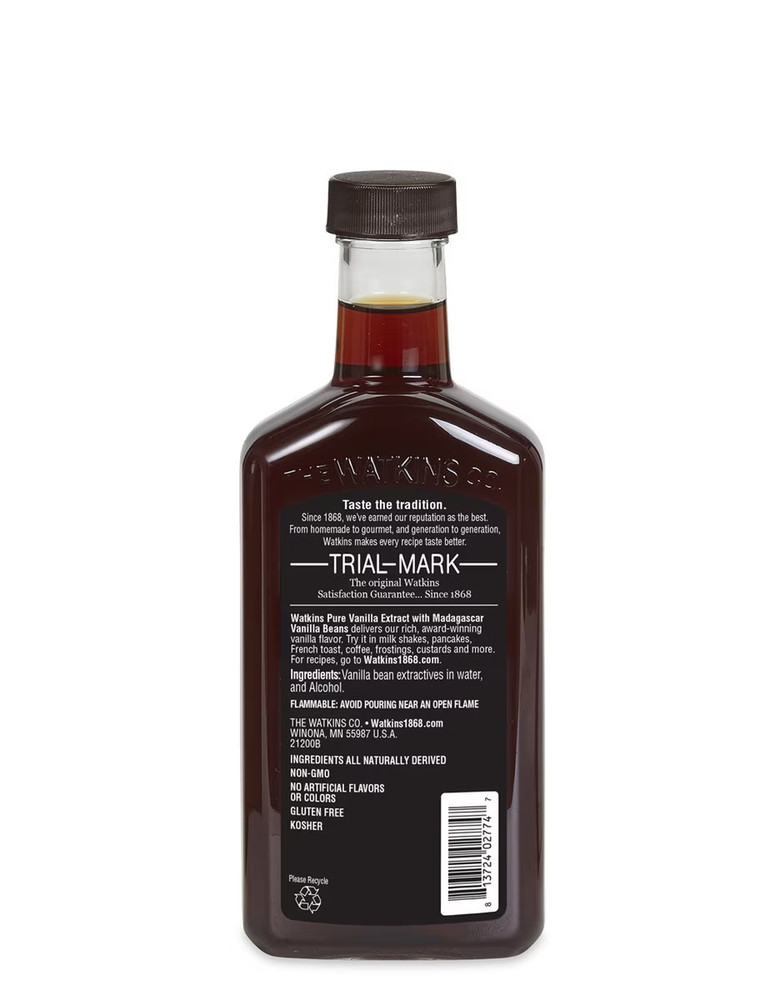PURE VANILLA EXTRACT, 8 FL. OZ.