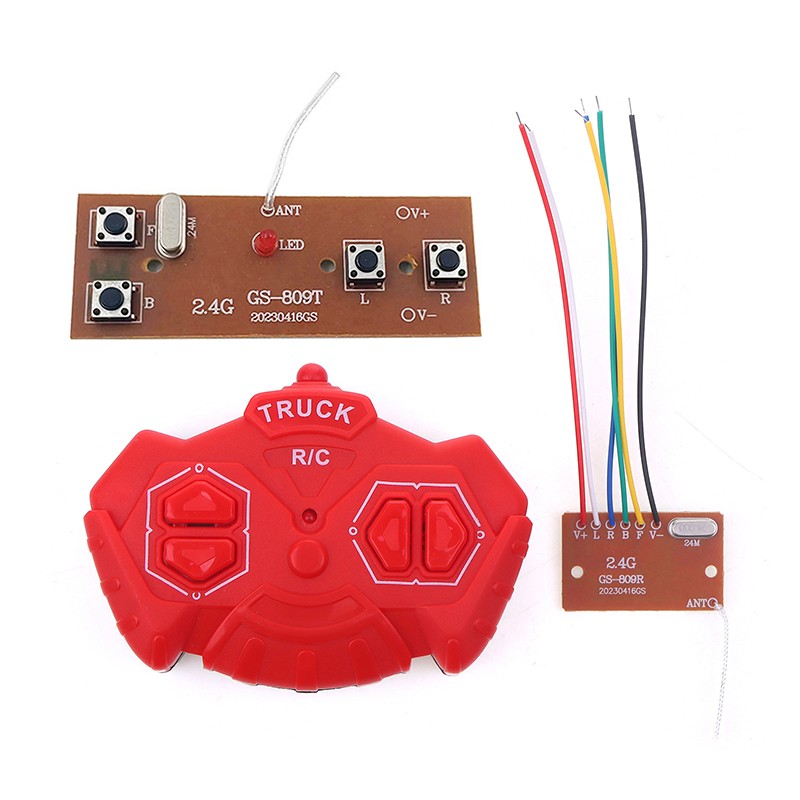 2.4G Four-way Remote Control Module 4CH RC Remote Control Transmitter Receiver