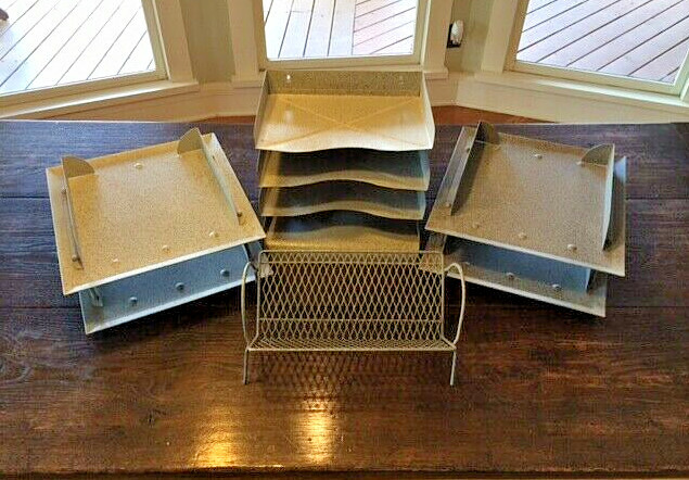 Cole Steel desk set - 4 items