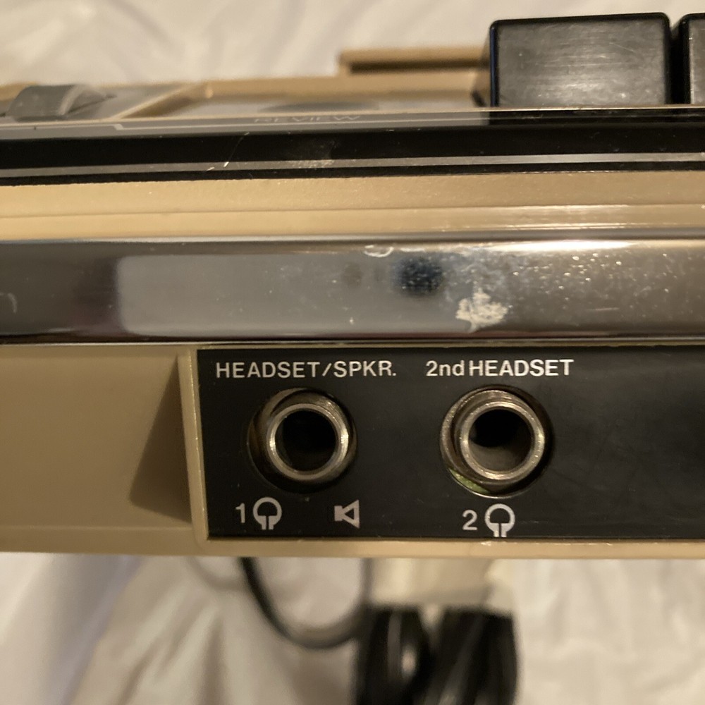 Audiotronics Cassette Recorder 146a Portable Vintage Electronics Retro Tested