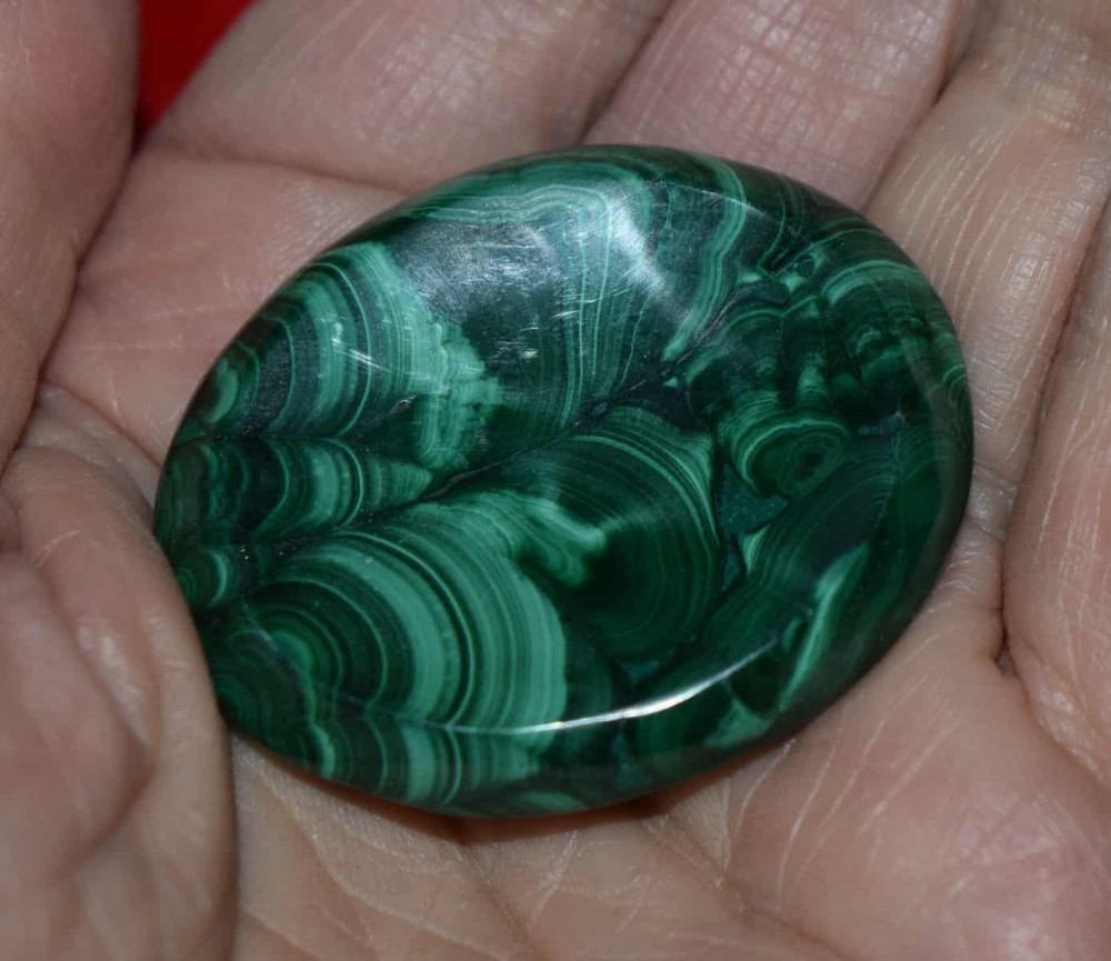Malachite Worry Stone #5