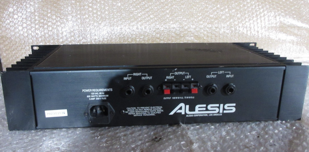 Alesis RA-100 Reference Amplifier for Rack Mount
