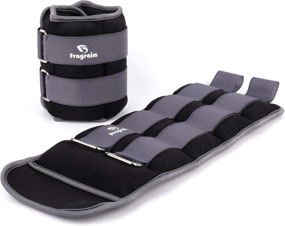 Ankle Weights 20Lbs Pair Strength Training Wrist/Leg/Arm Weight Adjustable Strap