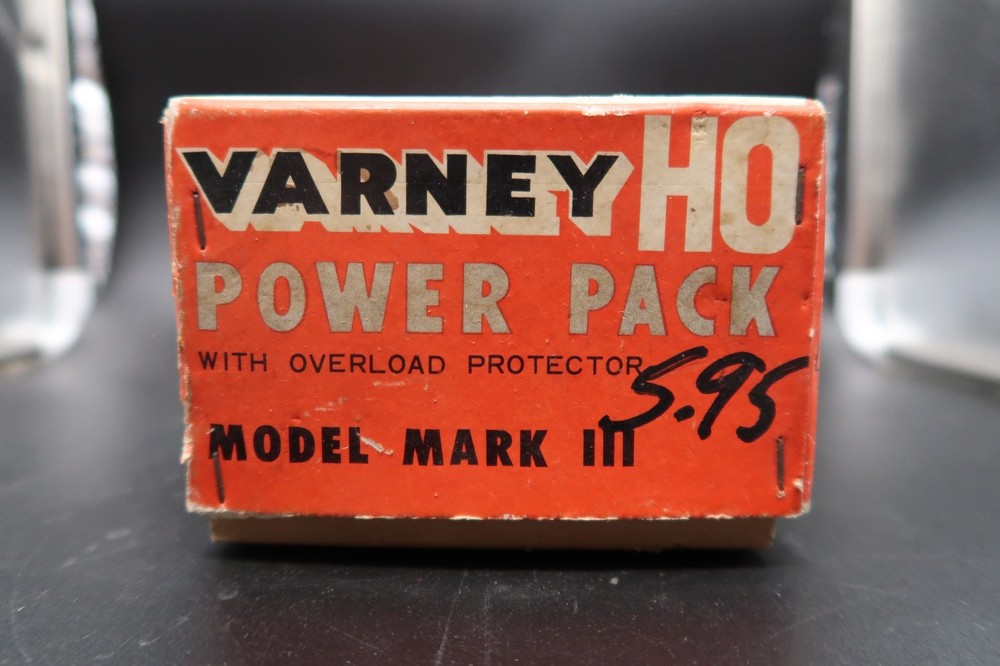 Vintage HO Varney Train Transformer Power Pack Mark III w/ Orig. Box Untested