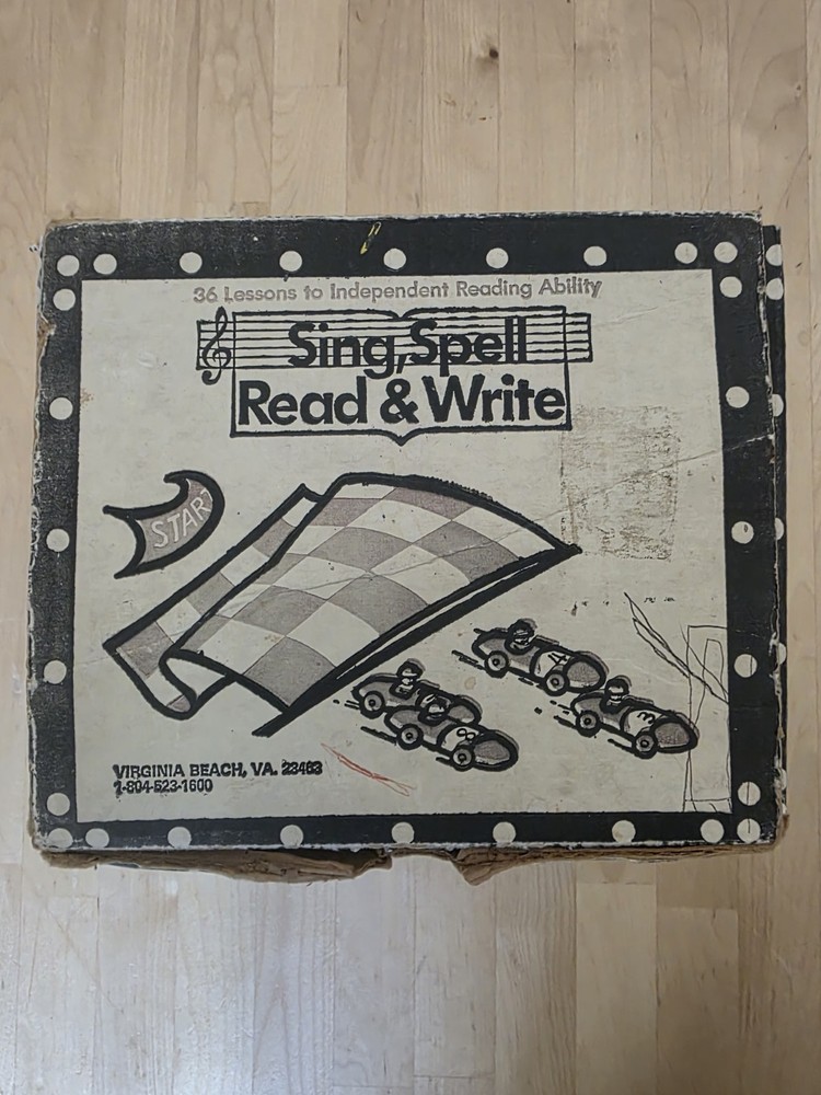 Vintage Sing Spell Read & Write Learning Kit 17 Volume 6 Cassette. Read...