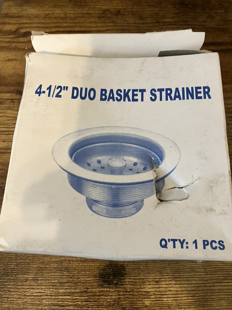 S/S DUO BASKET DRAIN MODEL # E38-1010