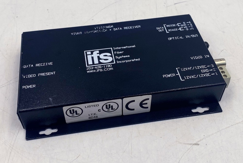 IFS Video Transmitter + Data Transmitter VR1500WDM, 203-426-1180
