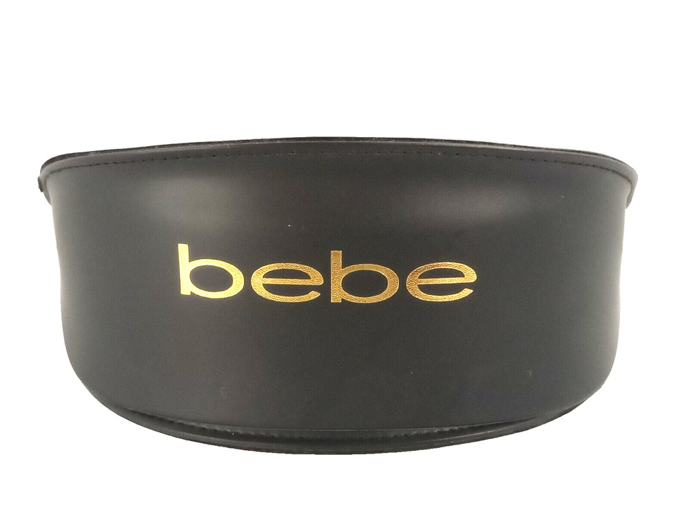 BEBE SUNGLASS CASE - black semi hard case - empty case only