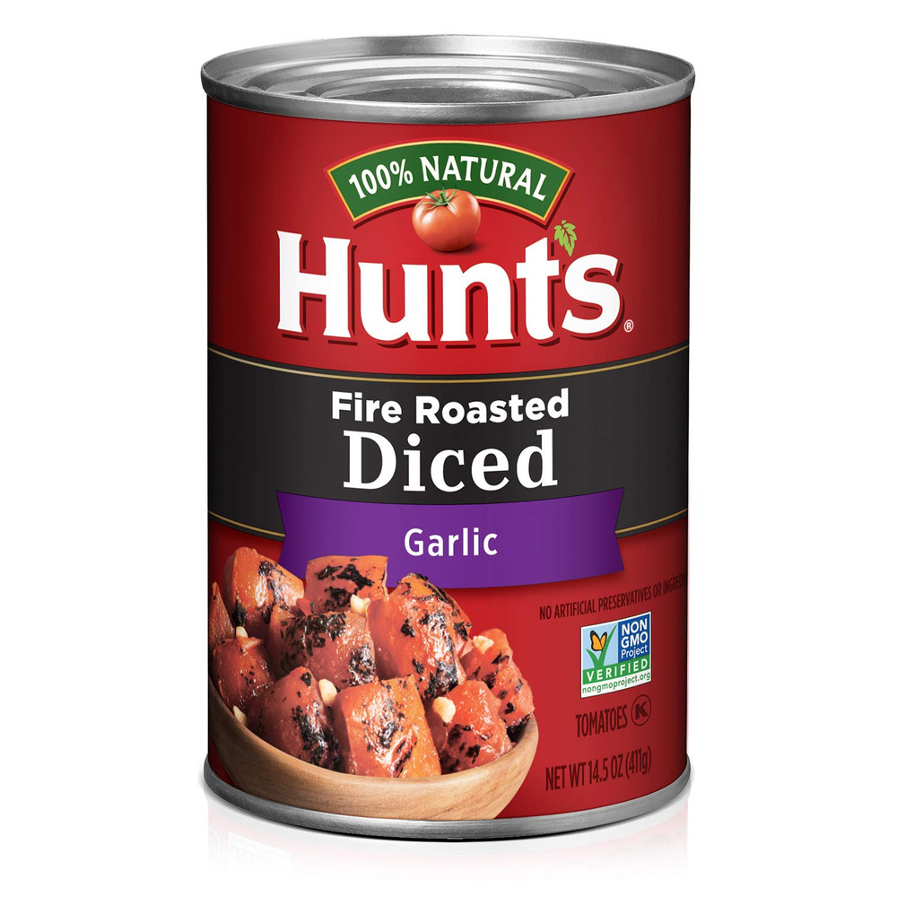 Fire Roasted Diced Tomatoes with Garlic, 14.5 Oz