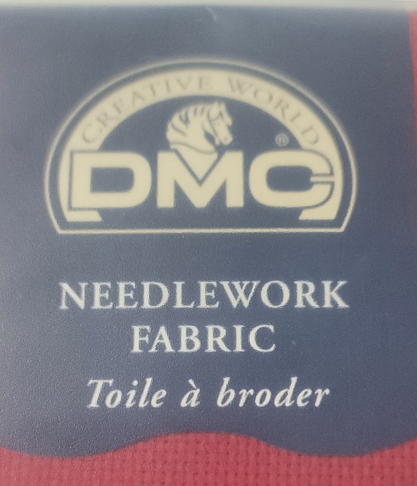 DMC Needlework Fabric Aida 14 Count 14 x 18 Red