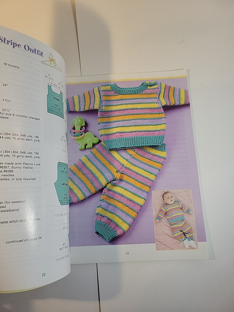 2003 American School of Needlework Bouncing Baby Knit Wardrobe Pattern Book
