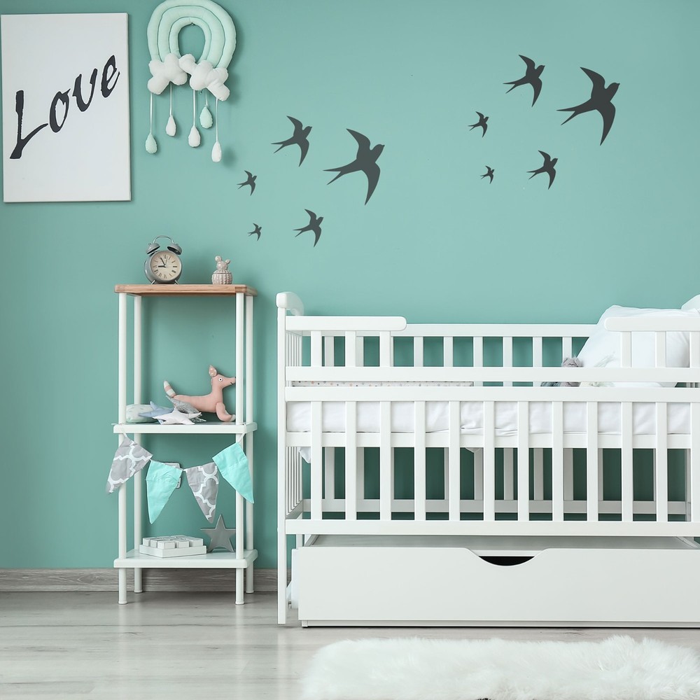 KIDS Reusable Plastic Stencils (5 pcs) // SWALLOW