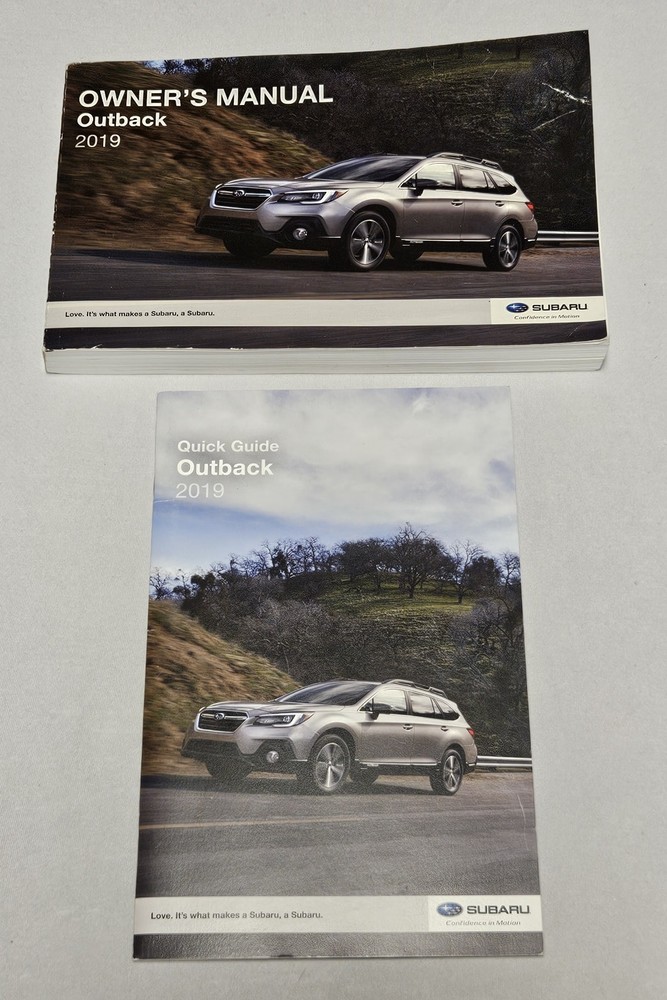 2019 Subaru Outback Owner's Manual & Quick Guide