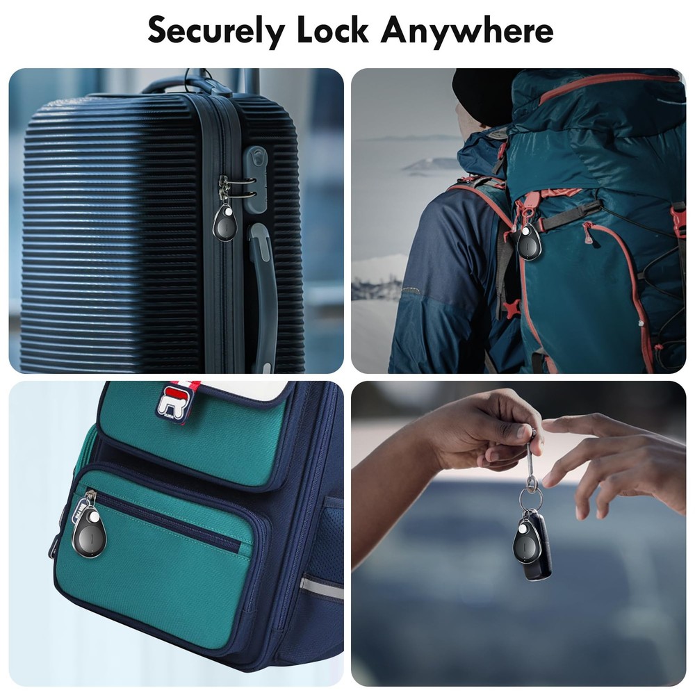 Utag GPS Tracker for 2 Pack, Bluetooth Tracker Works with Apple Find My (iOS ...