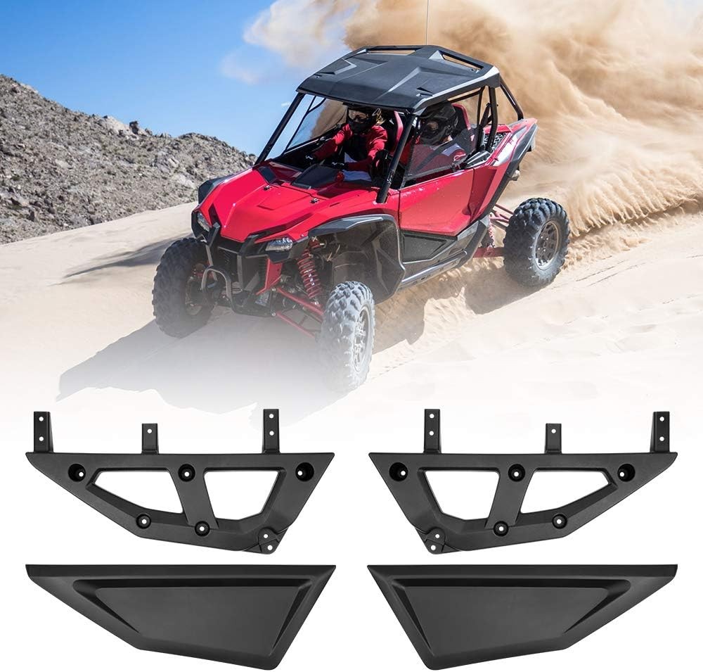 KEMIMOTO UTV Front Lower Doors, Doors with Built in Frame, Block Dust &...