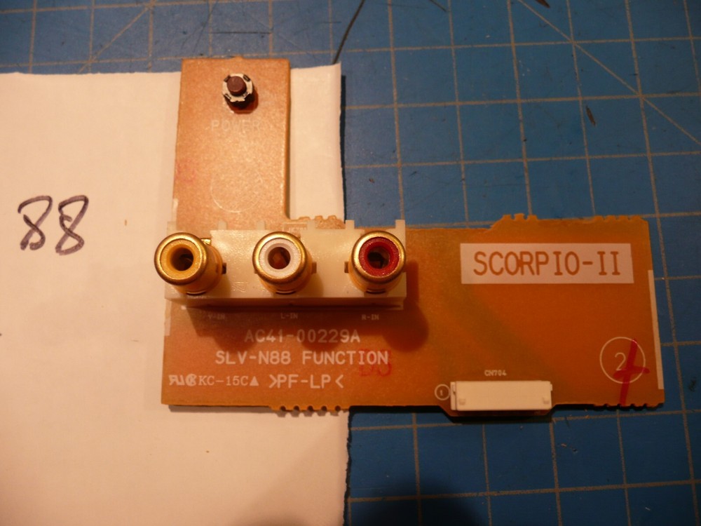 Sony SLV-N88 VCR Replacement Parts Function Circuit Board