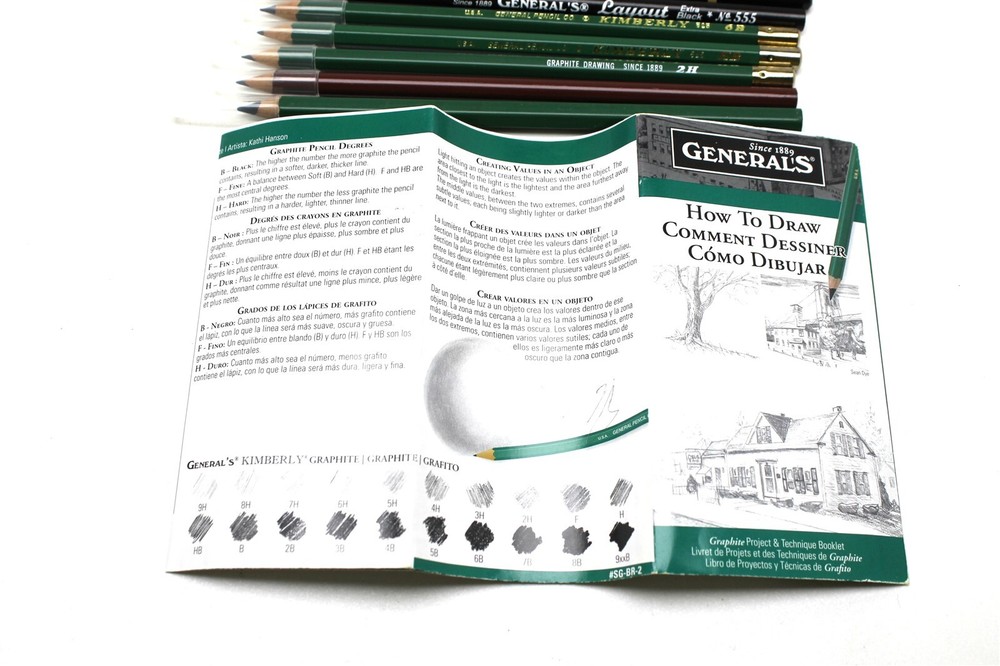 NEW GENERALS DRAWING / SKETCHING 12/KIT