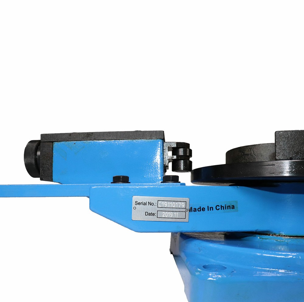 Erie Tools® Bench Mount Scroll Bar Bender for Angular Roll Hoop and Coil Bending