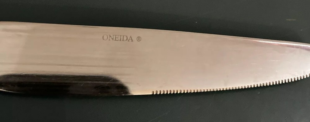 Oneida Stainless Hammered Handle 5pc Place Setting