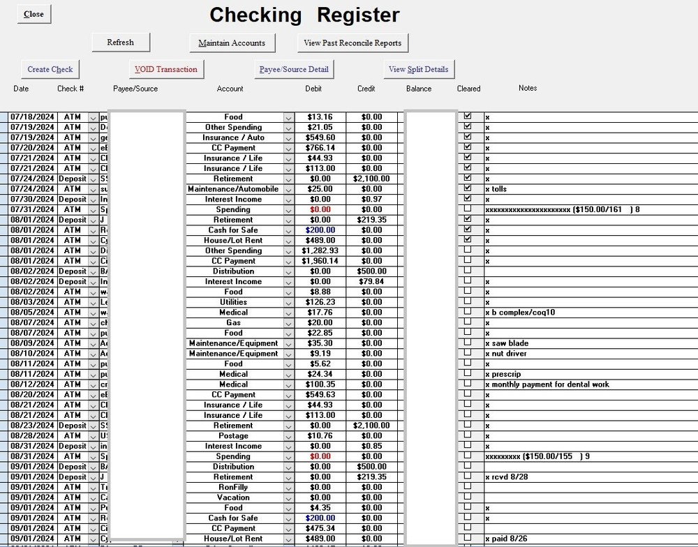 Home Management Database for Personal Finance, Inventory & more, uses MS Access