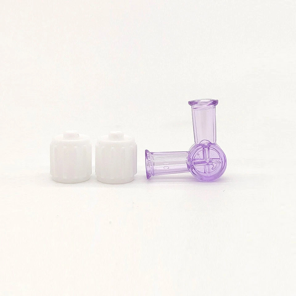 10 PCs 2-Way Stopcock Luer Lock Connection Adapter