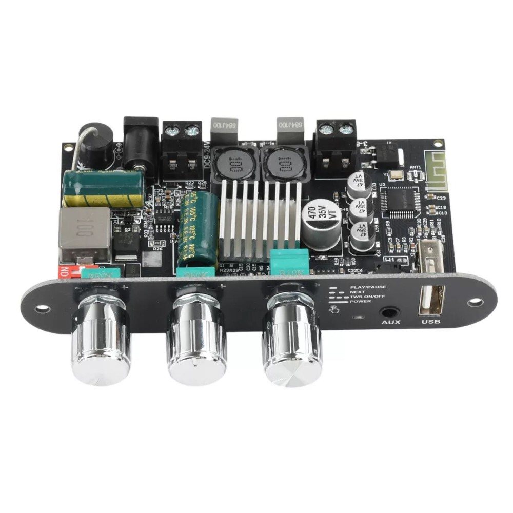 Audio Amplifier Board features input short-circuit, and anti-static protection