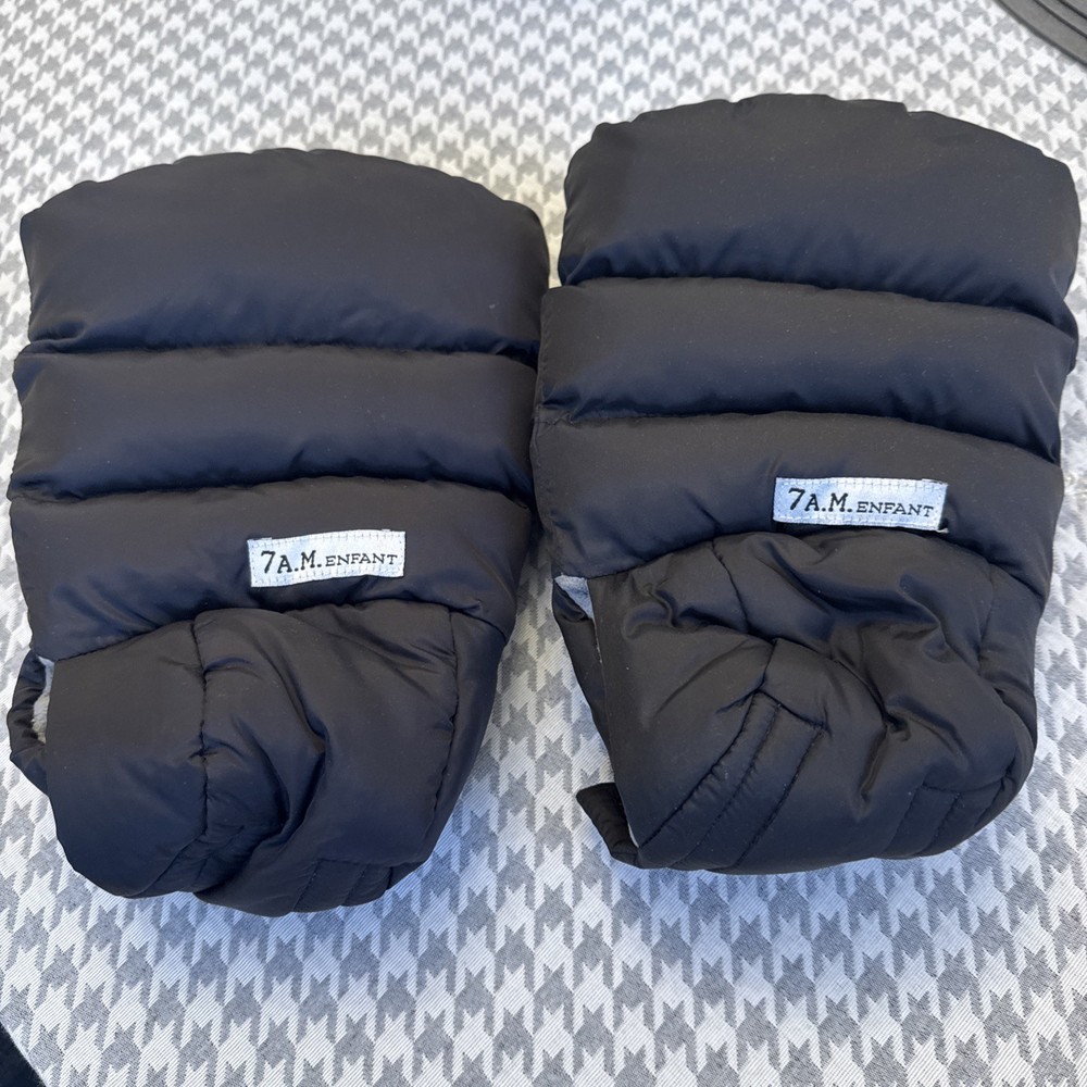 7 AM Enfant Stroller Gloves Black