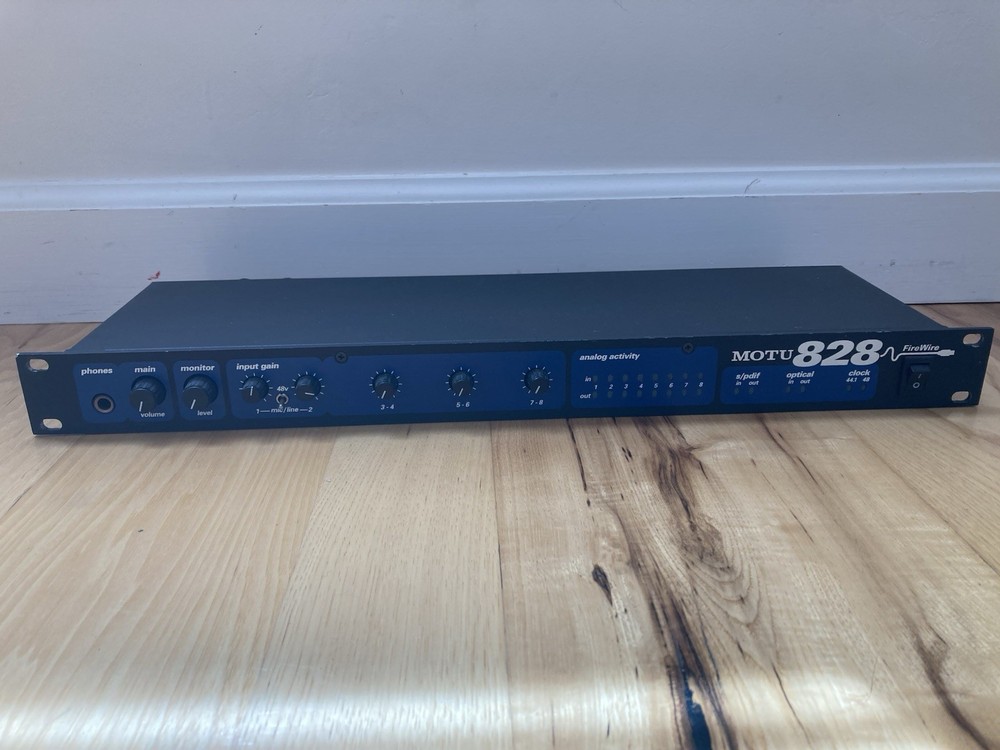 MOTU 828 Firewire Recording Interface 8 Channels
