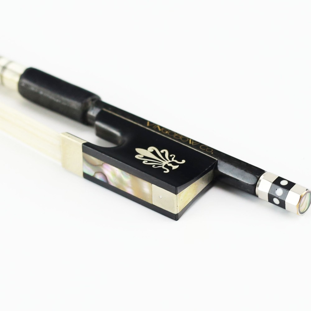 VingoBow Textured Carbon Fiber Violin Bow Pernambuco Performance Pro. Level 116V