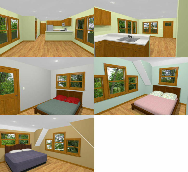 16x40 House -- 1,193 sq ft -- PDF Floor Plan -- Model 1B