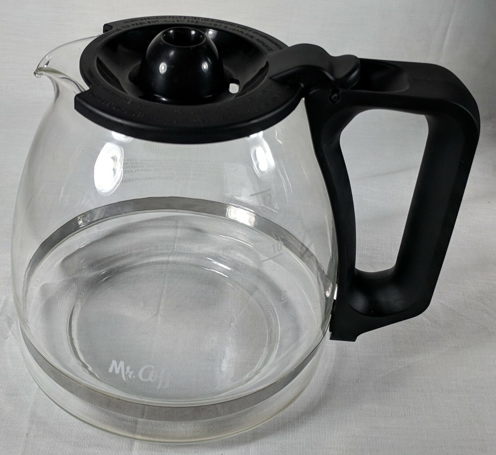 Mr Coffee Glass 12 Cup Programmable Coffee Maker w/ Reusable Coffee Basket