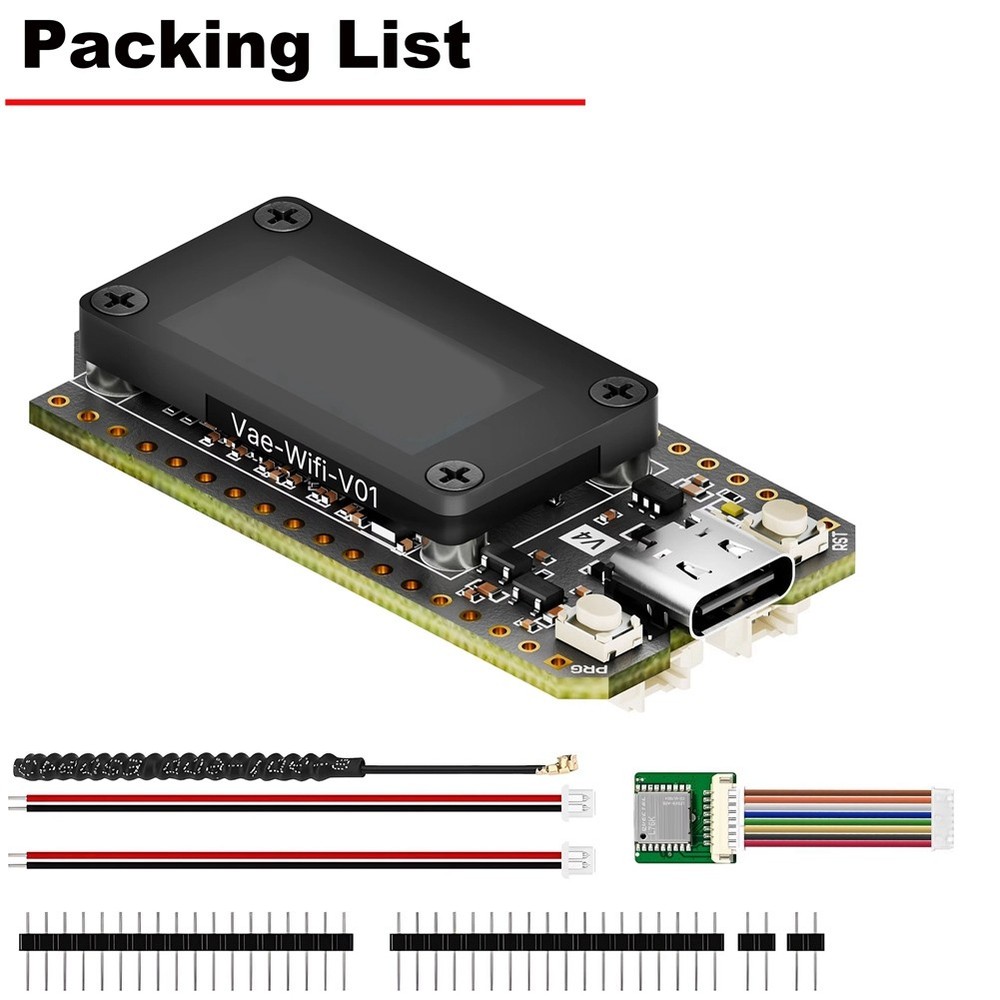 LoRa 32V4 Meshtastic SX1262 0.96 OLED Solar Powered Dev Boa2842