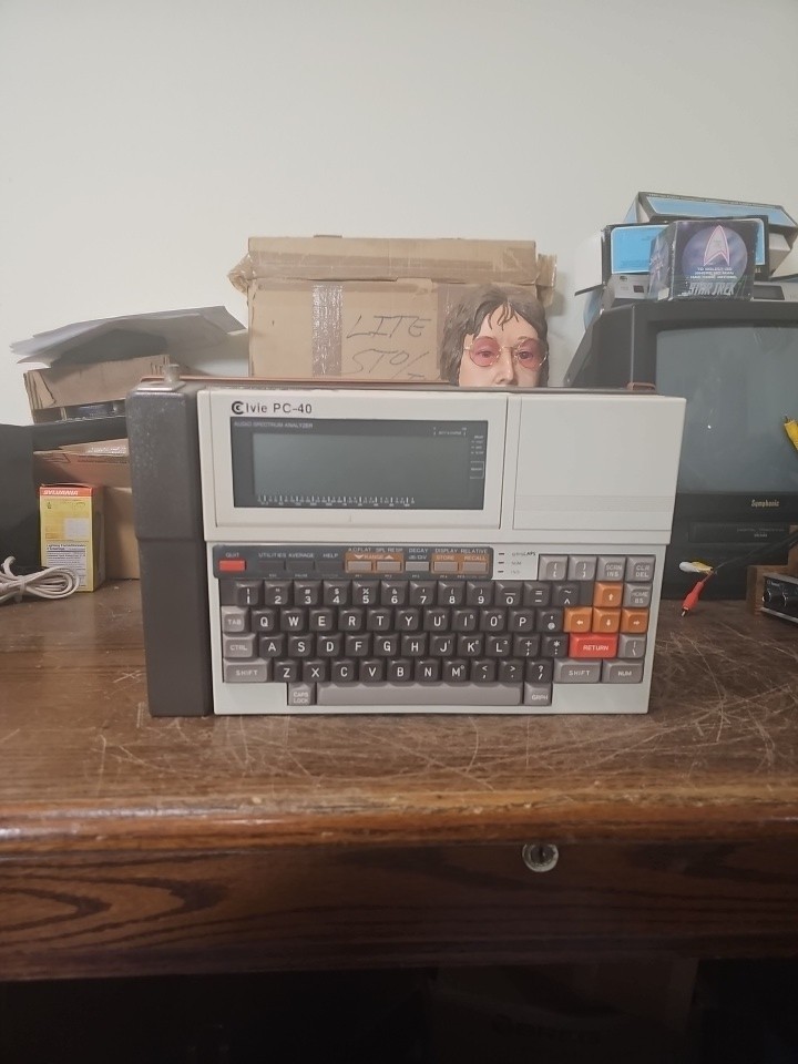 Ivie PC-40 Spectrum Analyzer. For Parts.